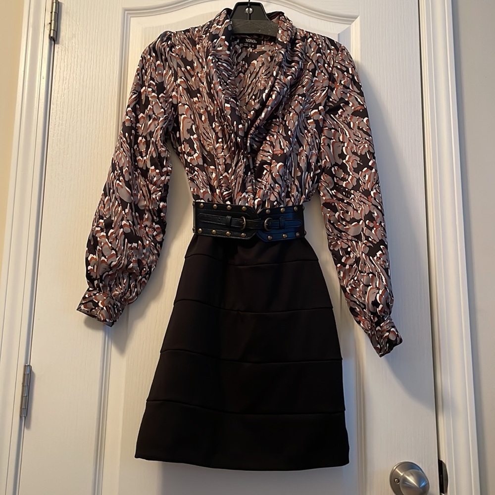 XOXO Belted Dress. Size 5. In New Condition. .